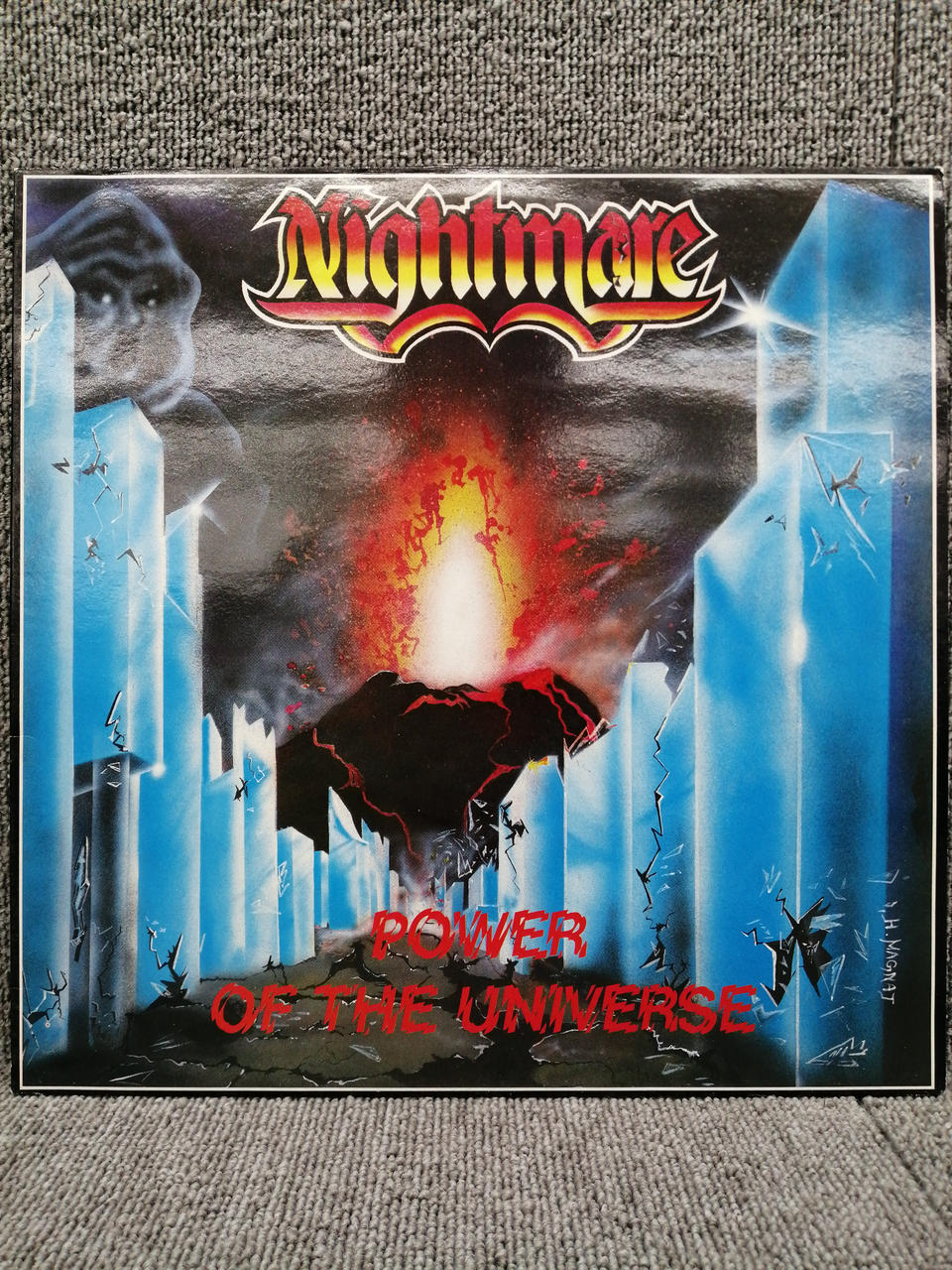 EBONY Analog Record NIGHTMARE / POWER OF THE UNIVERS