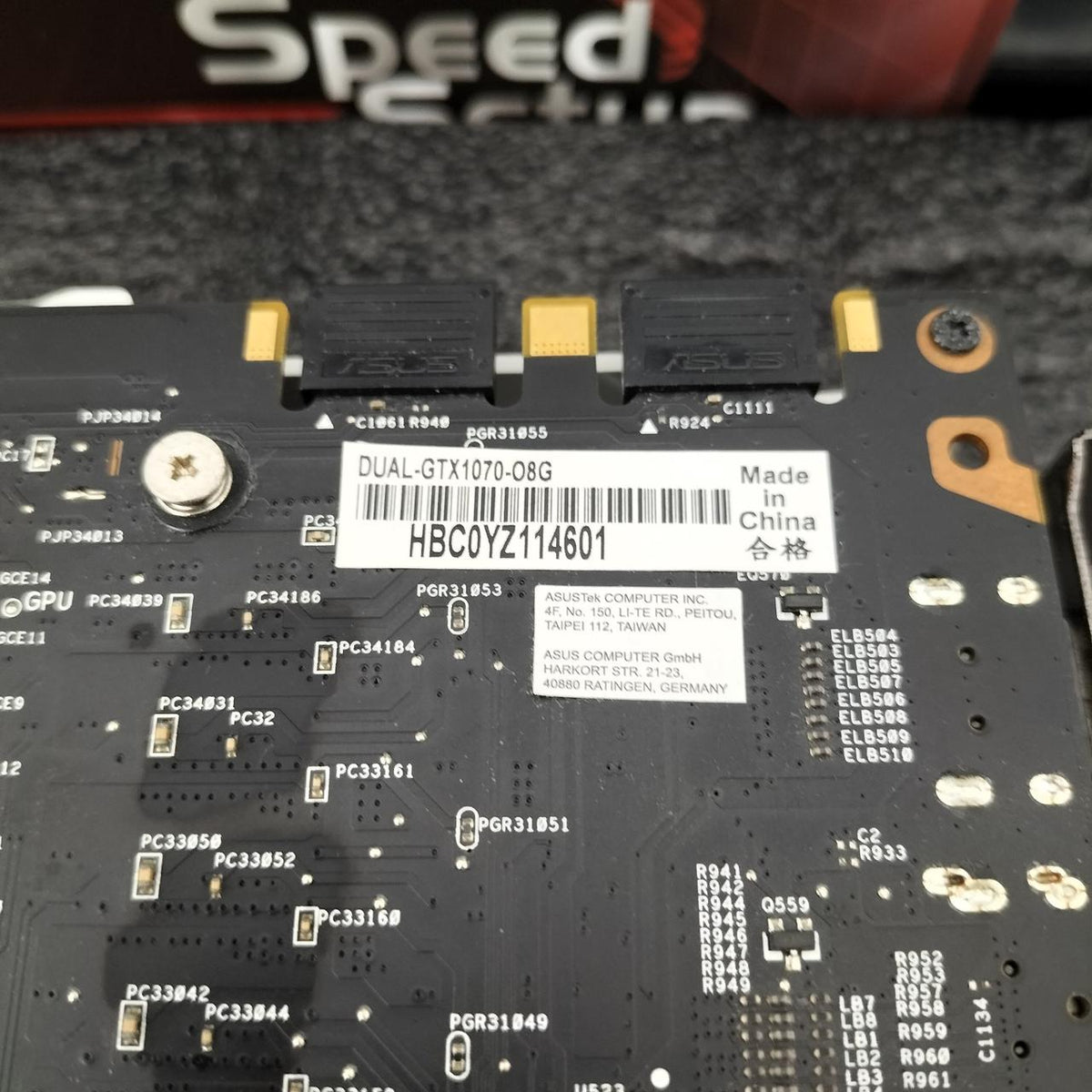 ASUS PCI-EXPRESS Bus Compatible NVIDIA Graphics Card DUAL-GTX1070-08G