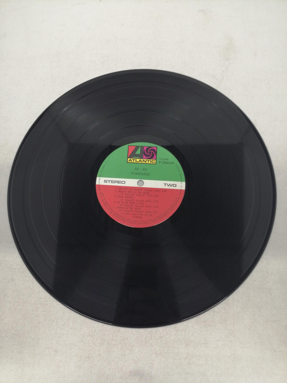 Atlantic Recording Western Music P-10533A