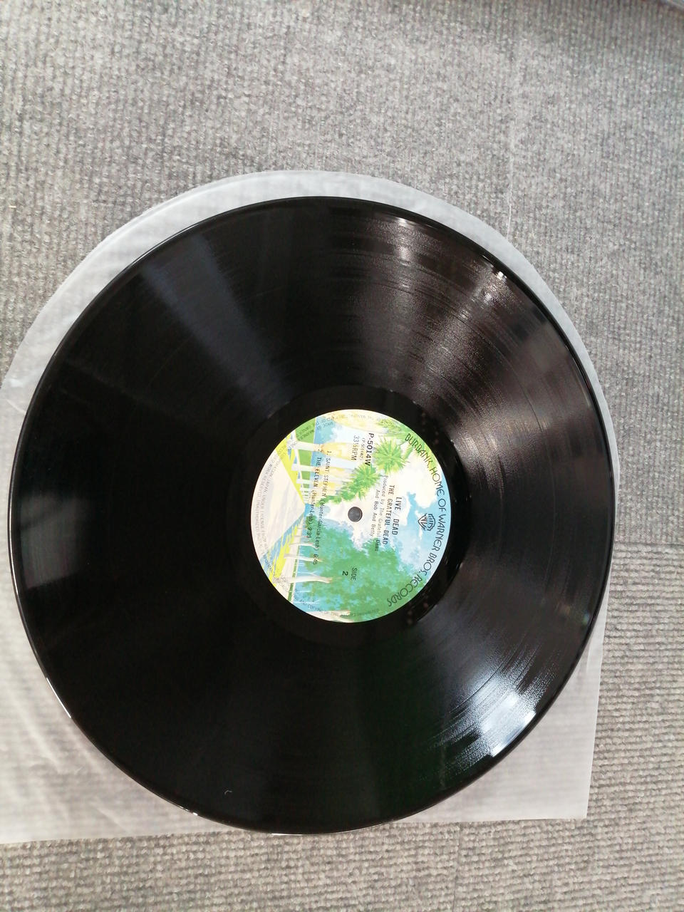 WARNER LP Western Music LIVE DEAD / THE GRATEFUL DEAD