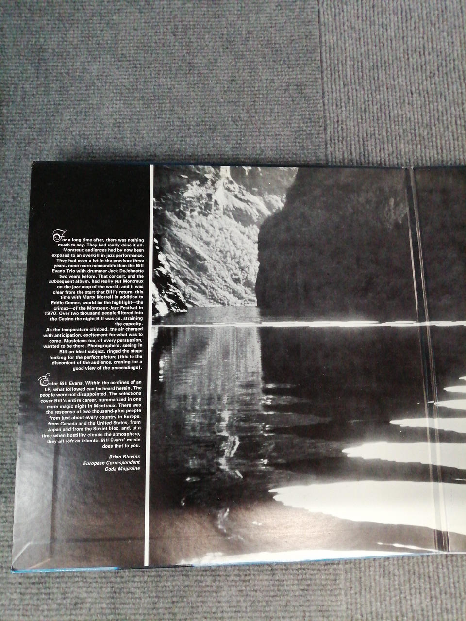 CTI RECORDS LP Record JAZZ/FUSION MONTREUX II / BILL EVANS