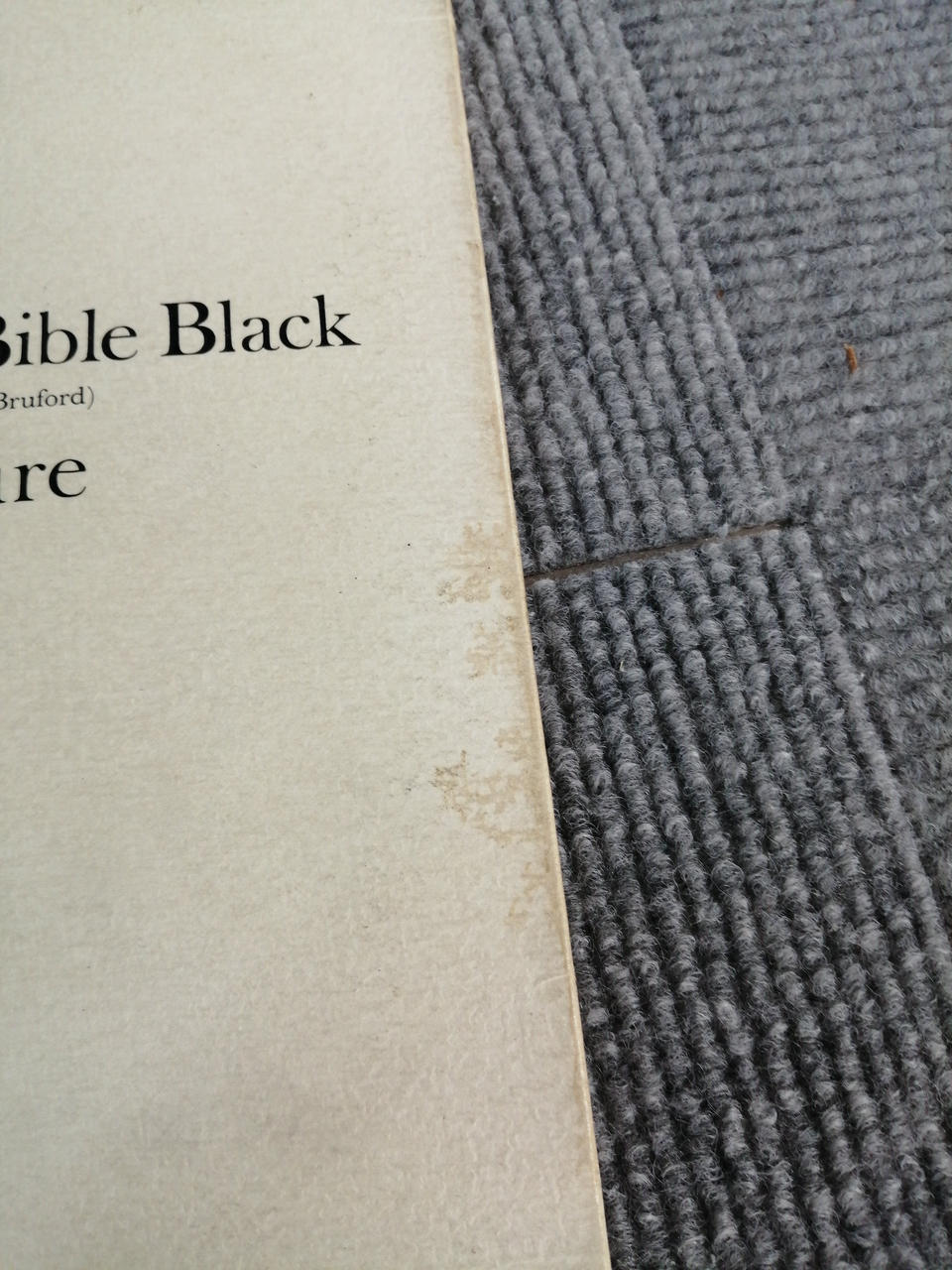 ISLAND RECORDS LP Western Music STARLESS AND BIBLE BLACK