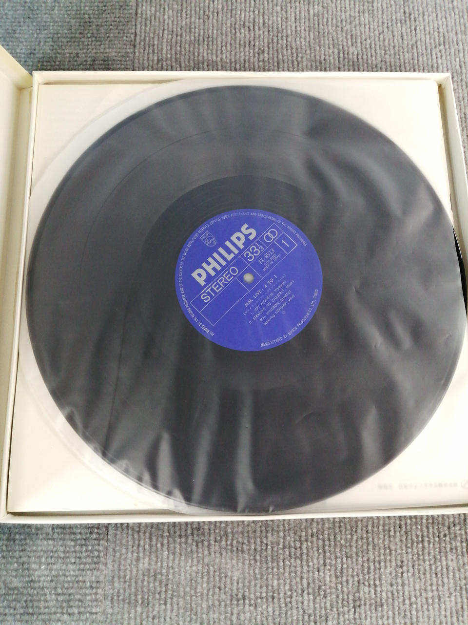 PHILIPS EP Record JAZZ/FUSION MAL:LIVE 4TO1