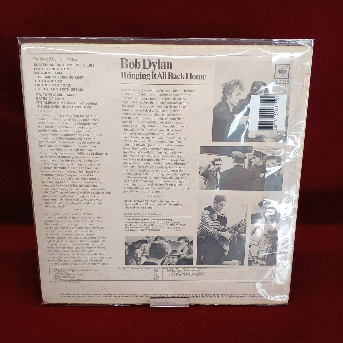 COLUMBIA LP BRINGING IT ALL BACK HOME