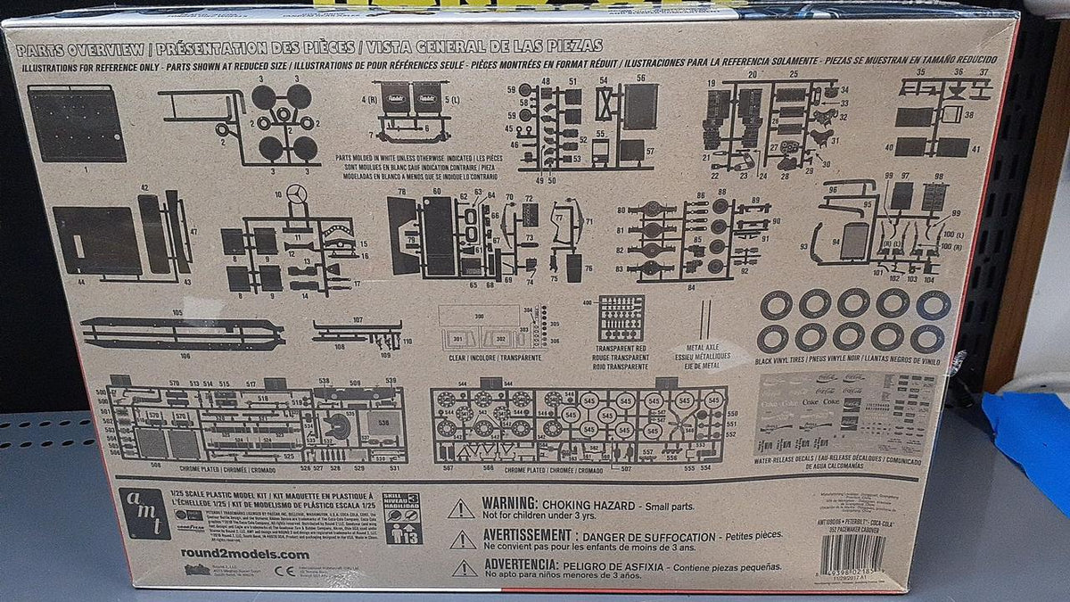 AMT Plastic Model 1/25 Coca-Cola Peterbilt 352 Pacemaker - Banzai Thrifting | BanzaiHobby