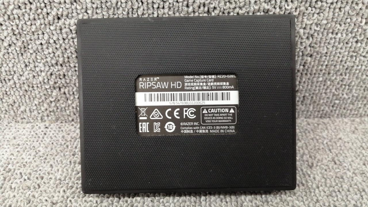 RAZER Capture Card RZ20-0285 RIPSAW HD