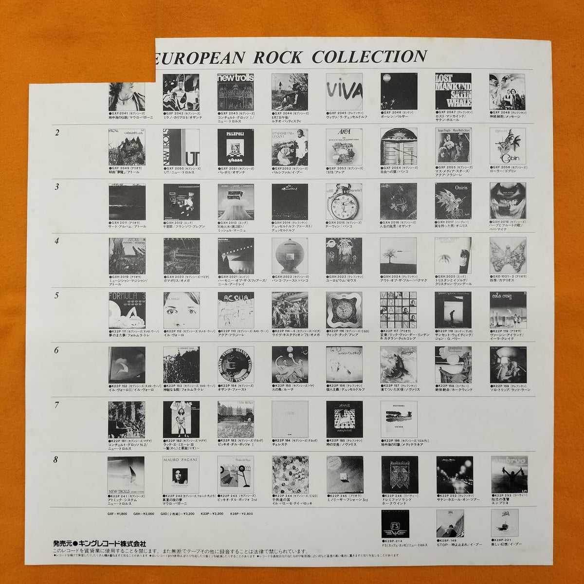 KING RECORDS LP Software K22P 246