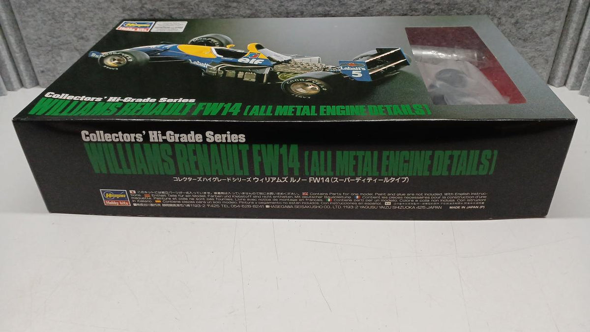 HASEGAWA 1/24 Williams Renault FW14 Collector's High Grade Series - Banzai Thrifting | BanzaiHobby