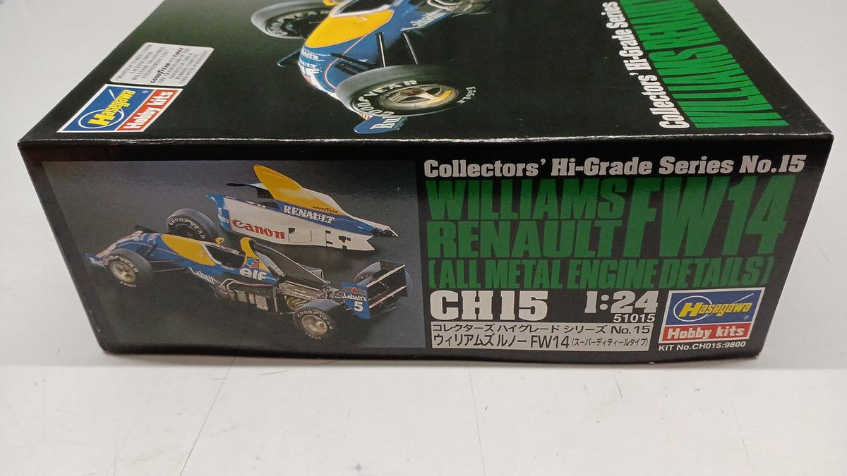 HASEGAWA 1/24 Williams Renault FW14 Collector's High Grade Series - Banzai Thrifting | BanzaiHobby