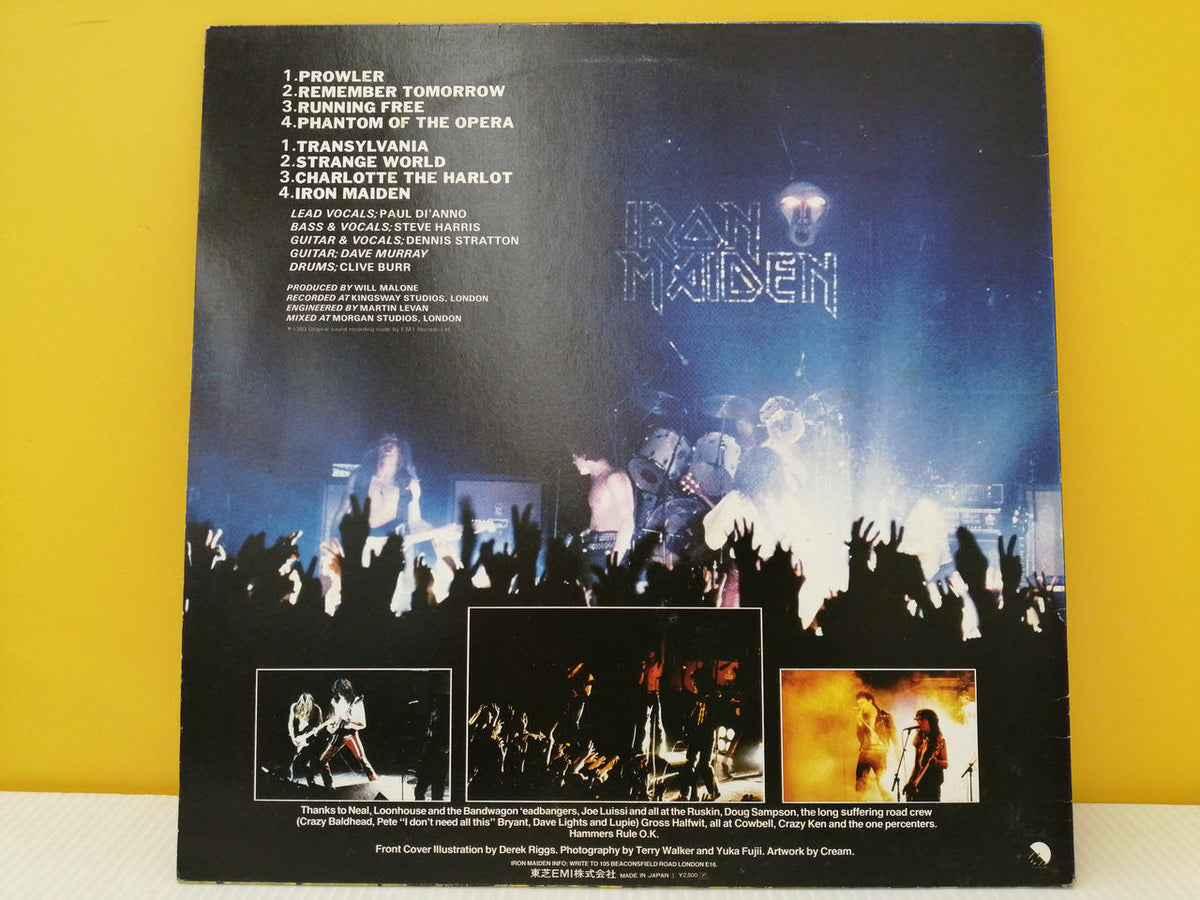 Toshiba EMI IRON MAIDEN EMS-81327