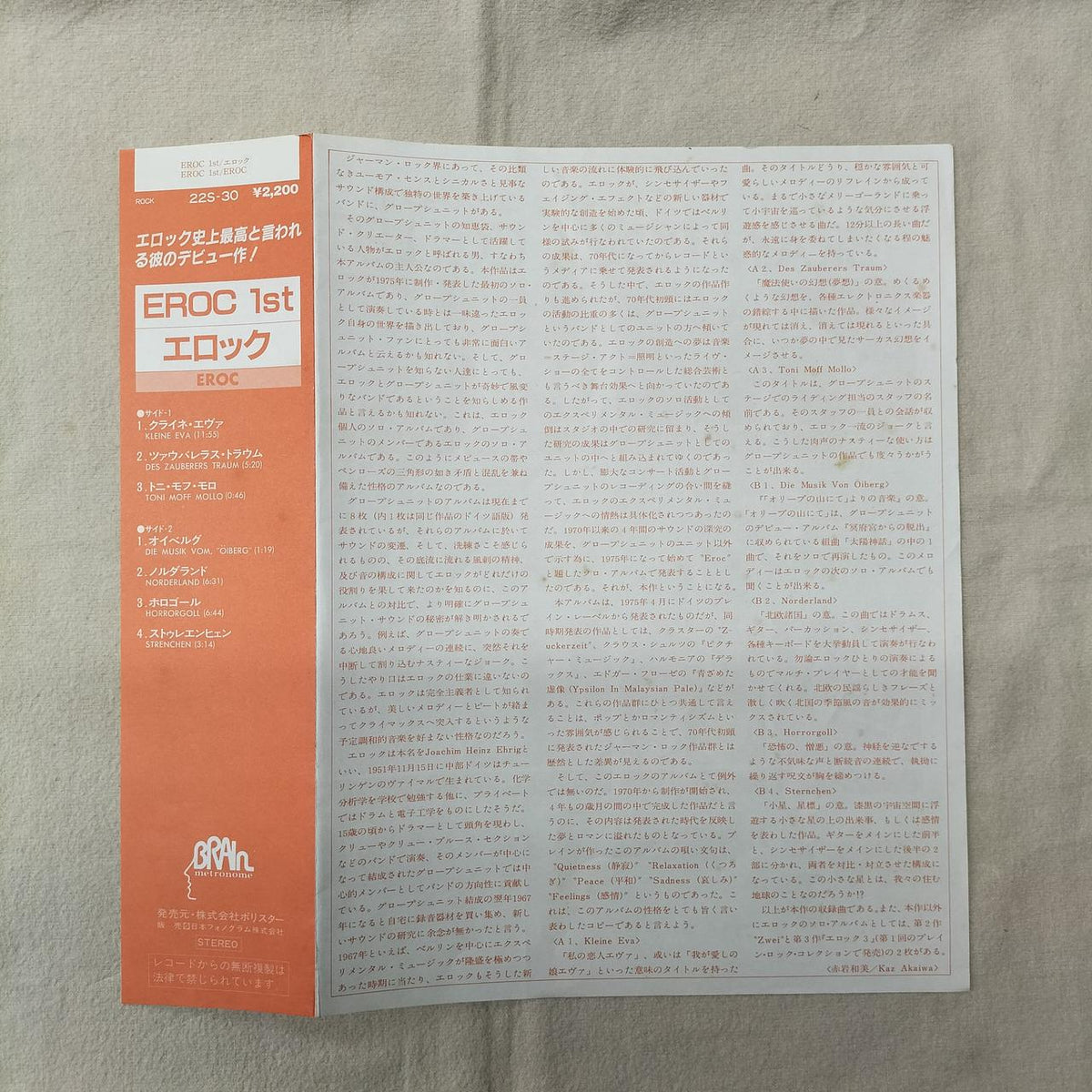 BRAIN LP Software 22S-30