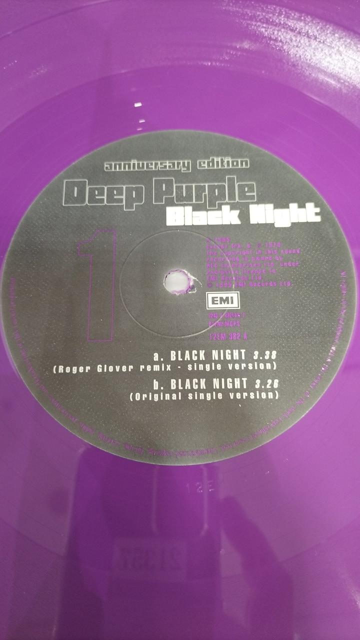EMI LP Record BLACK NIGHT ANNIVERSARY EDITION