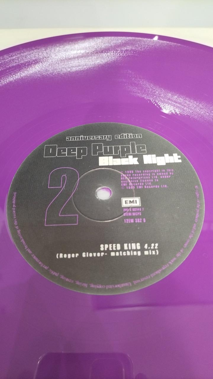EMI LP Record BLACK NIGHT ANNIVERSARY EDITION