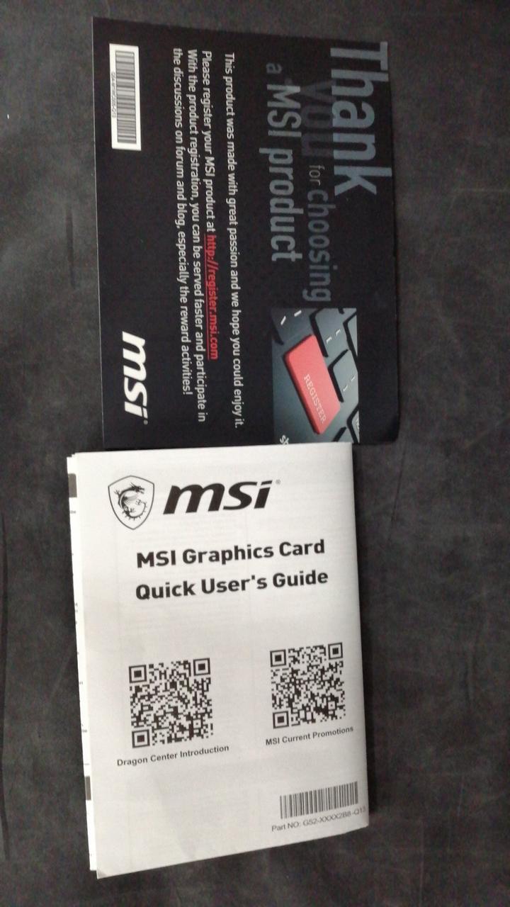 MSI Graphics Card: GEFORCE GTX 1660 TI VENTUS XS