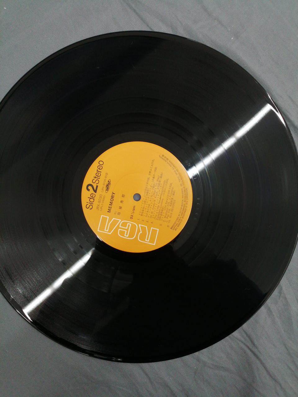 Not selectable LP MEMORY From Hideki with Love