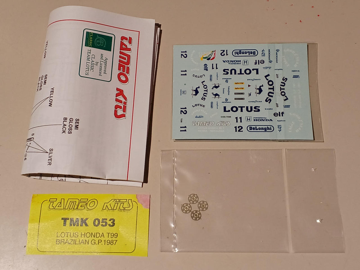 TAMEO KITS White Metal Kit 1/43 LOTUS HONDA TMK053 - Banzai Thrifting | BanzaiHobby