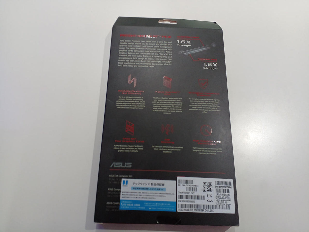 ASUS Rizer Cable RS200 ROG STRIX RISER CABLE
