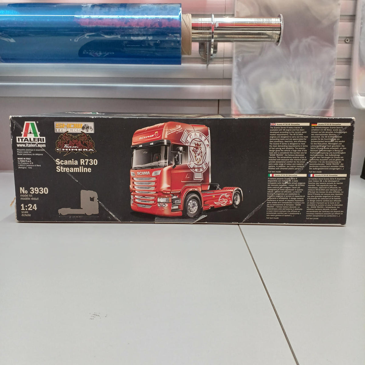 ITALERI Scania R730 Streamline Chimera Tractor Head NO 3930 1:24 - Banzai Thrifting | BanzaiHobby