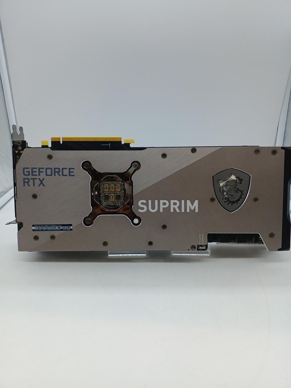 MSI Graphics Board: GEFORCE RTX3080 TI SUPRIM X 12