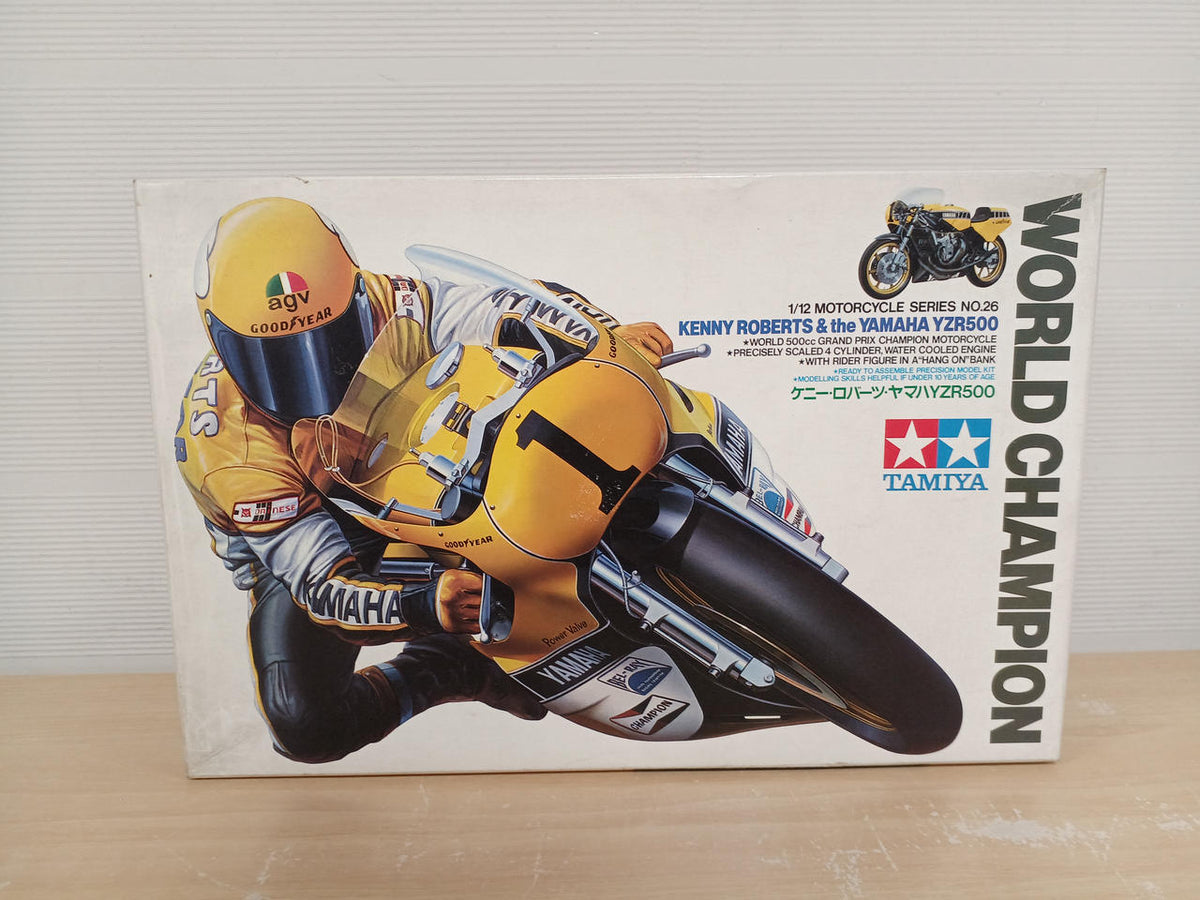 TAMIYA Motorcycle Kenny Roberts Yamaha YZR500 - Banzai Thrifting | BanzaiHobby