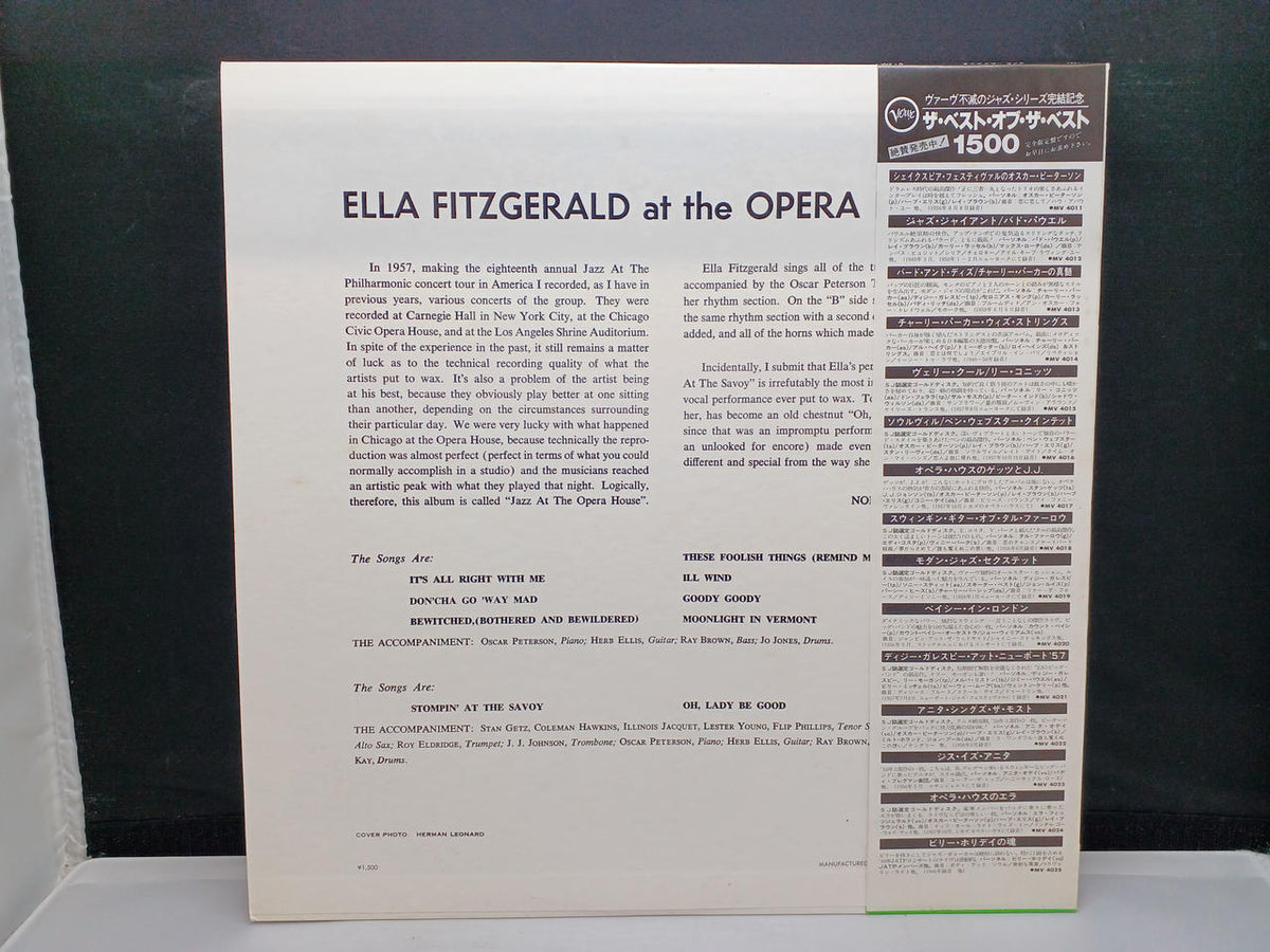 Polydor Records Ella at the Opera House MV4024