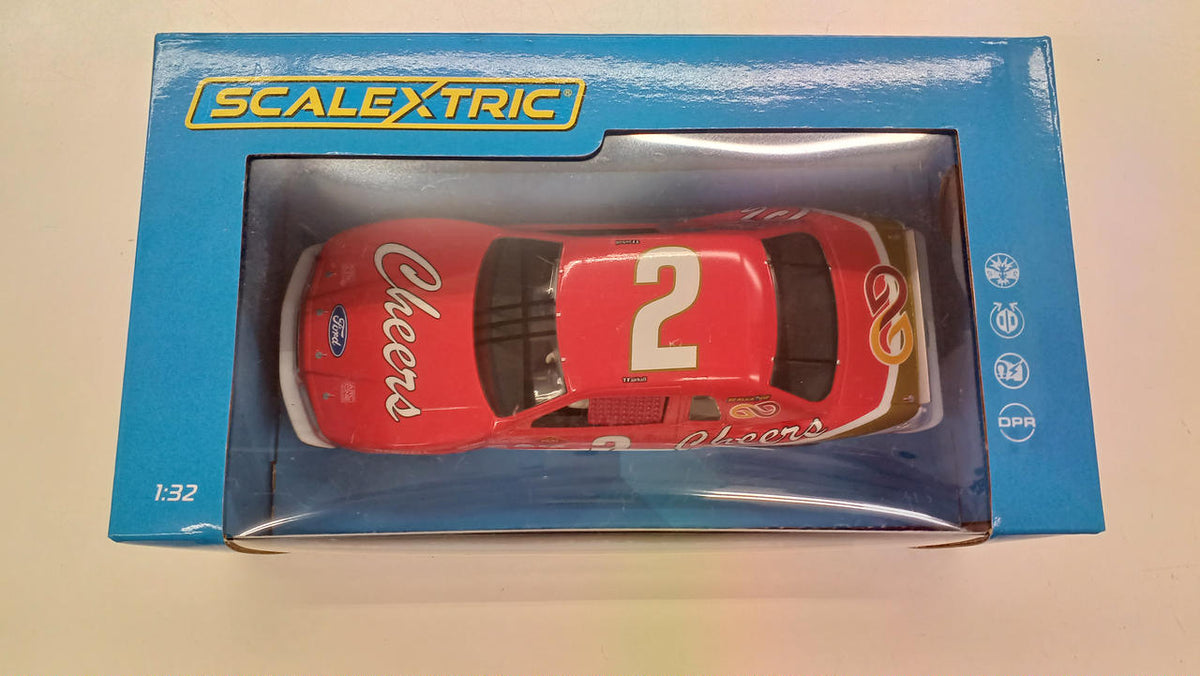 SCALEXTRIC Cars & Trucks FORDTHUNDERBIRD RED/WHITE/GOLD - Banzai Thrifting | BanzaiHobby