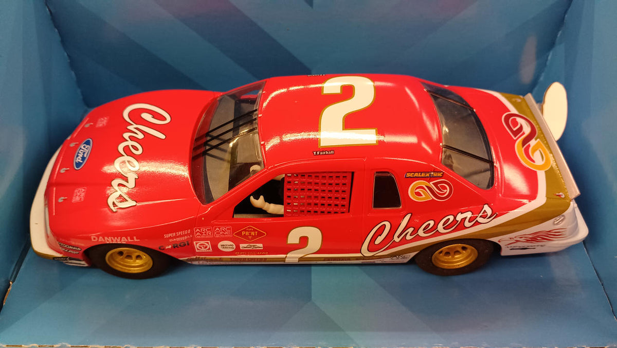 SCALEXTRIC Cars & Trucks FORDTHUNDERBIRD RED/WHITE/GOLD - Banzai Thrifting | BanzaiHobby