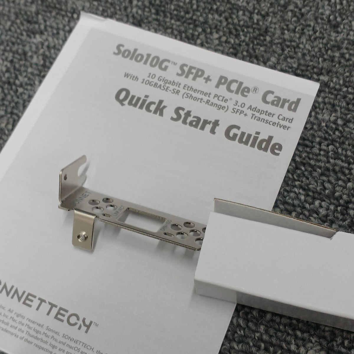 SONNETTECH Ethernet Adapter G10E-SFP-1X-E3
