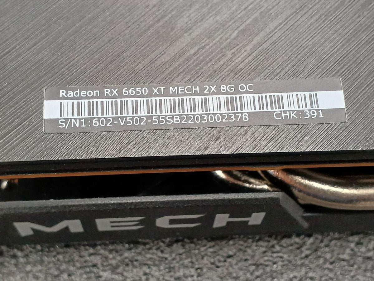 MSI Graphics Board RX6650XT MECH 2X 8G OC