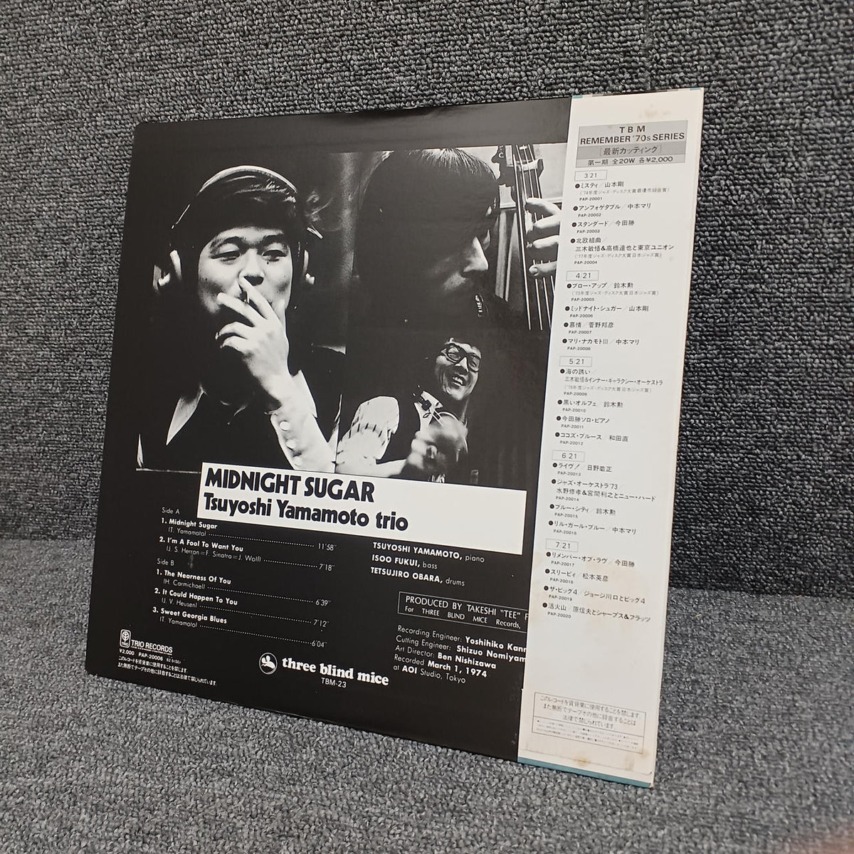 TBM/TRIO Tsuyoshi Yamamoto - MIDNIGHT SUGAR PAP-20006