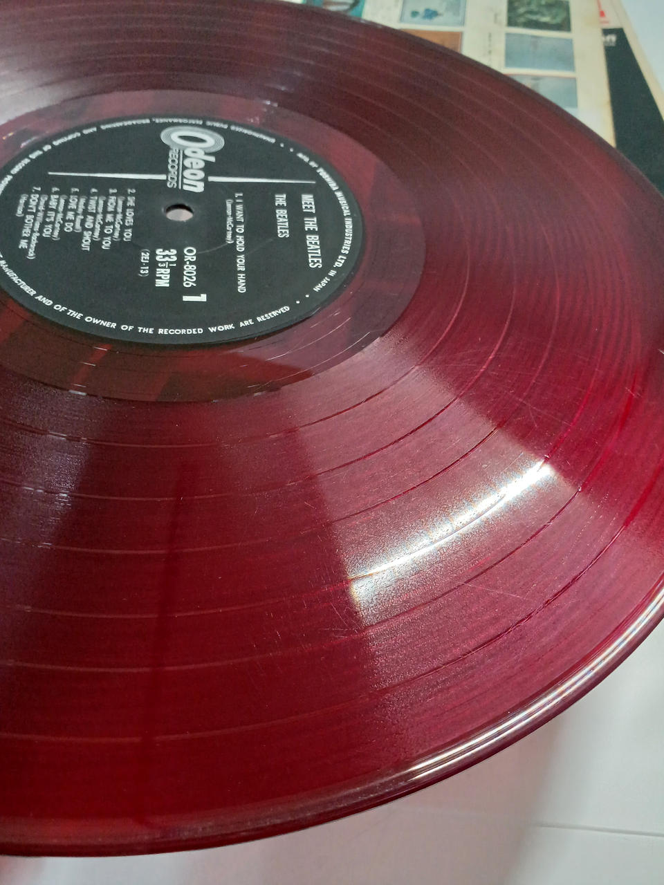 ODEON RECORDS The Beatles! (MEET THE BEATLES) OR-8026