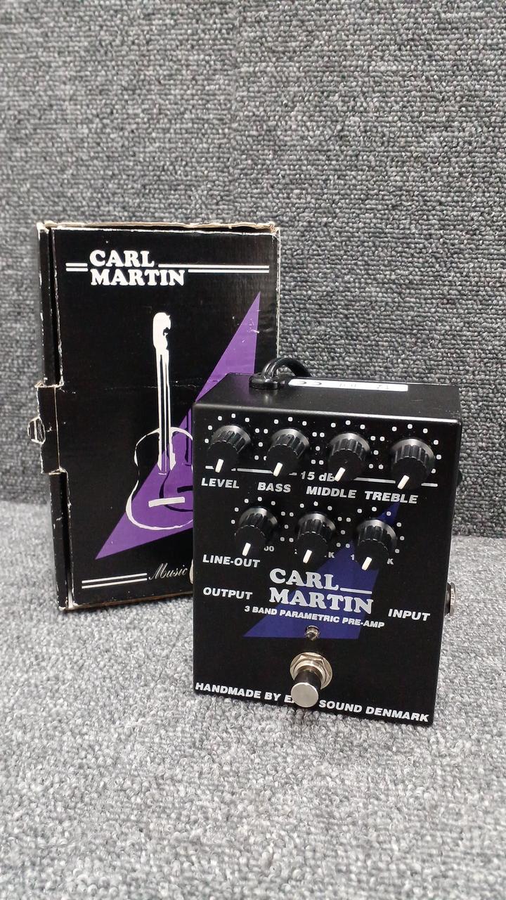 CARL MARTIN Effects pedal: 3BAND PARAMETRIC PREAMP – BanzaiHobby