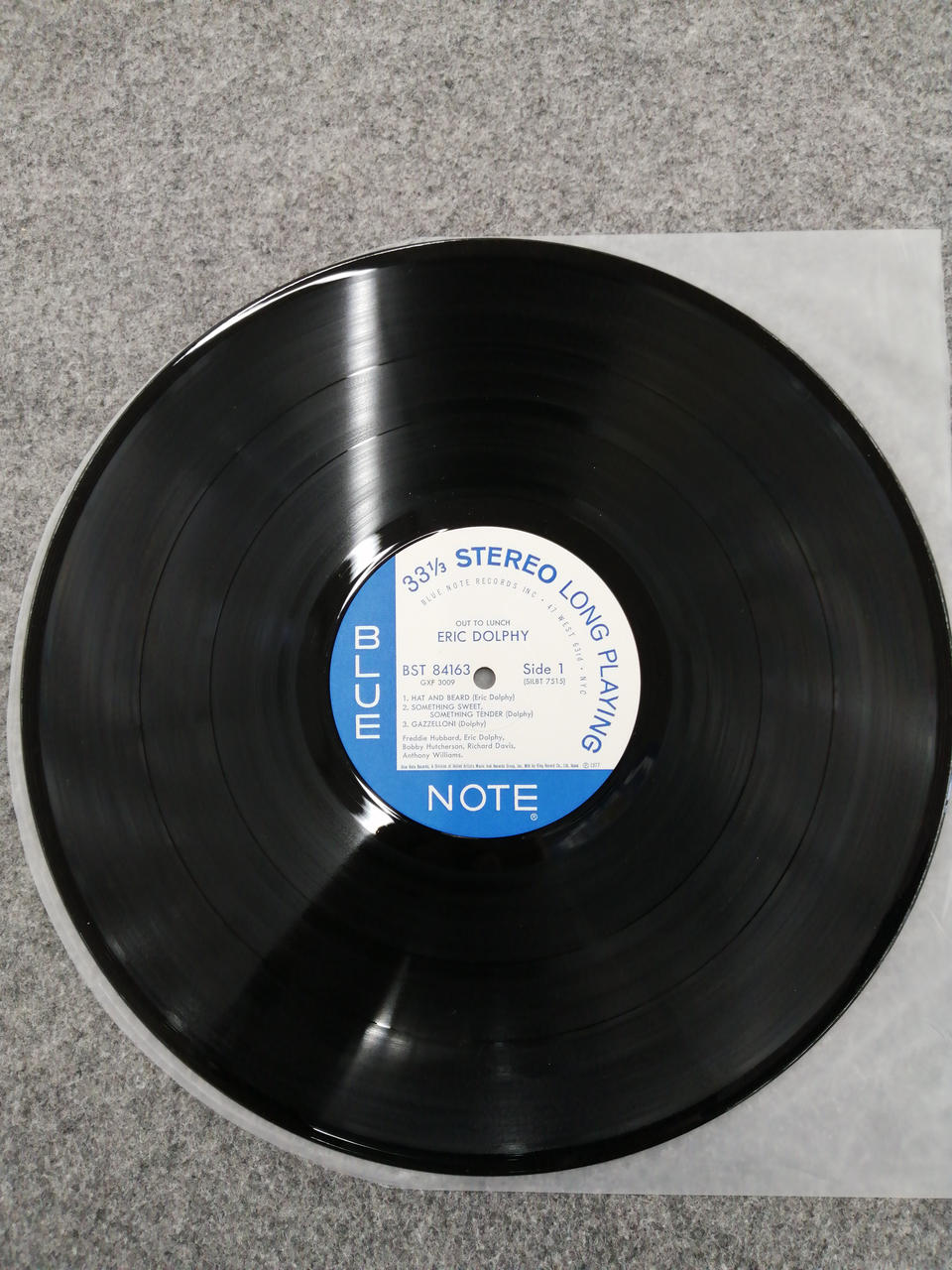 BLUE NOTE ERIC DOLPHY OUT TU LUNCH