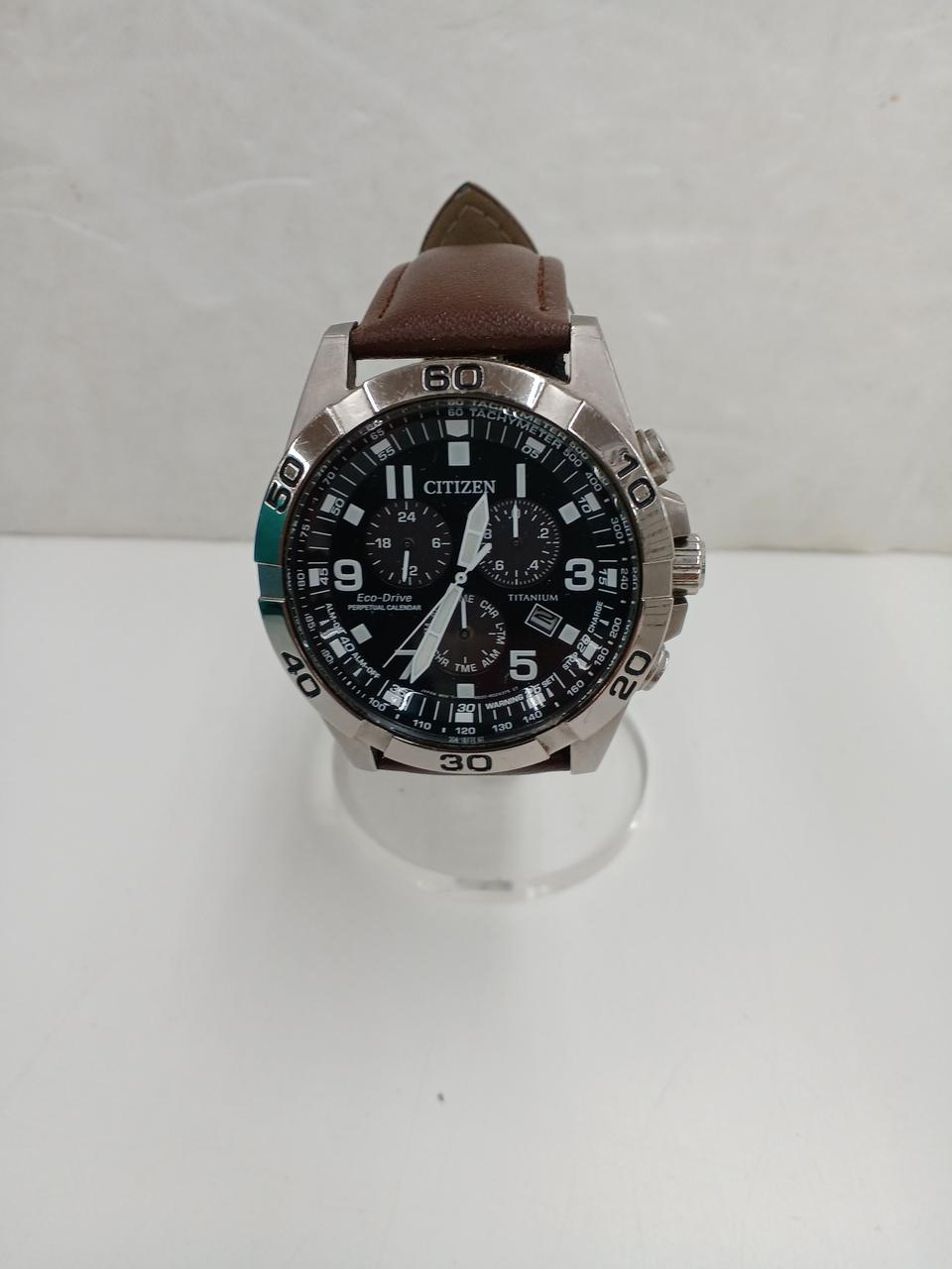 CITIZEN/CBM Citizen Men's Eco-Drive Sports Chronograph Overseas Model E820-R009818