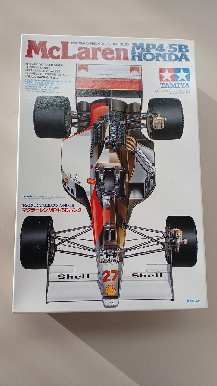 Tamiya 1/20 McLaren MP4/5B License No. 5709 20026 - Banzai Thrifting | BanzaiHobby