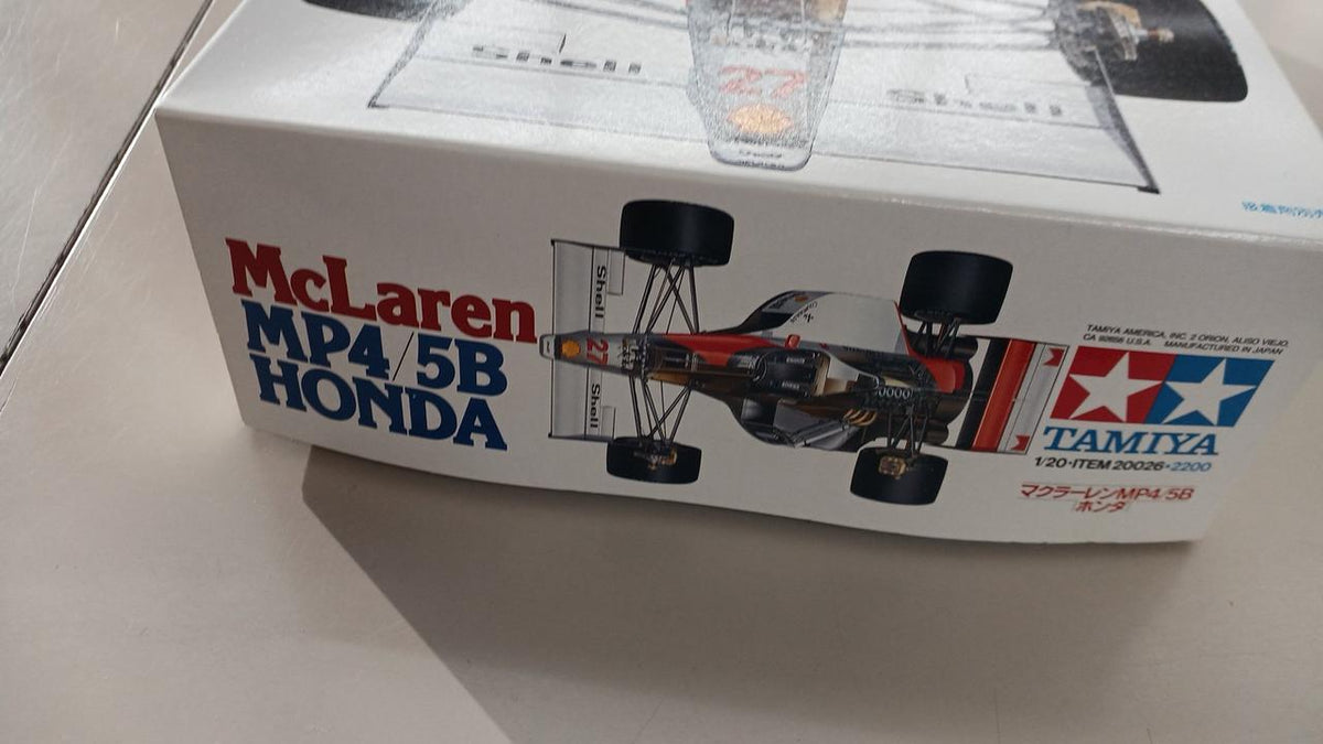 Tamiya 1/20 McLaren MP4/5B License No. 5709 20026 - Banzai Thrifting | BanzaiHobby