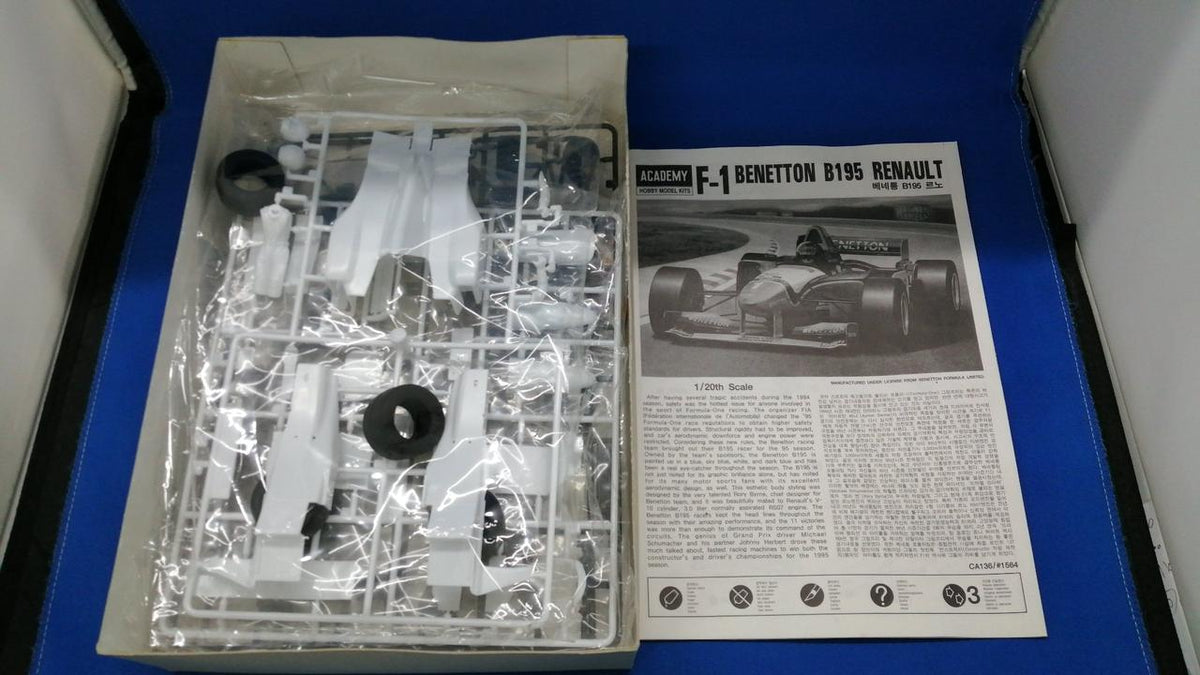 ACADEMY F-1 Benetton B195 Renault HOBBY MODEL KITS - Banzai Thrifting | BanzaiHobby