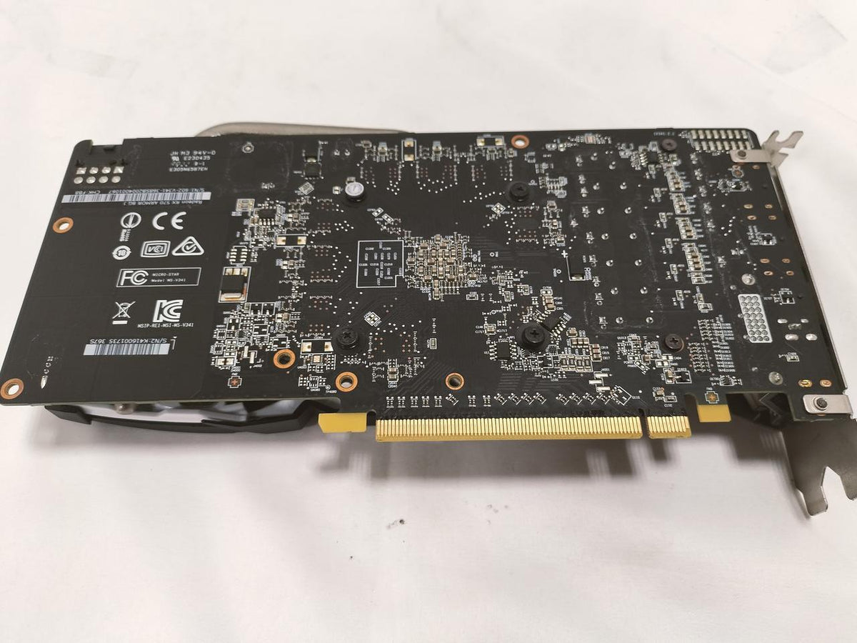 MSI Graphics Card: RADEON RX570 ARMOR 8G J