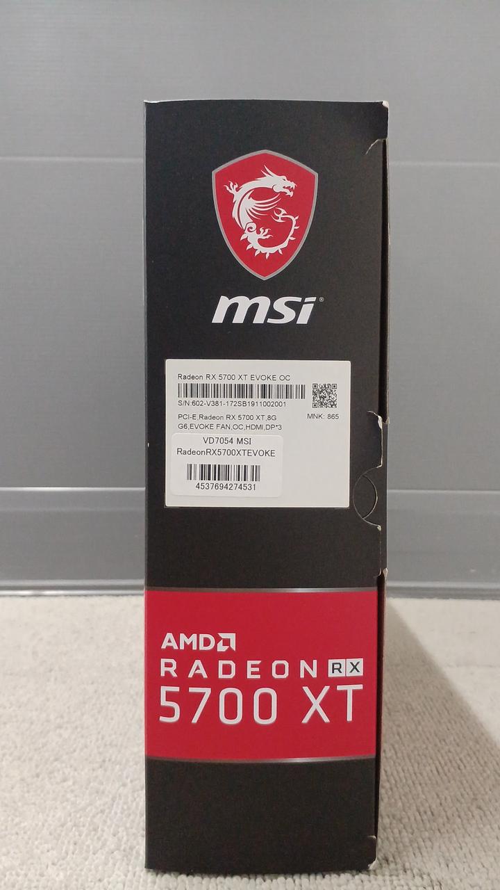 MSI Graphics Card: RADEON RX 5700 XT EVOKE OC