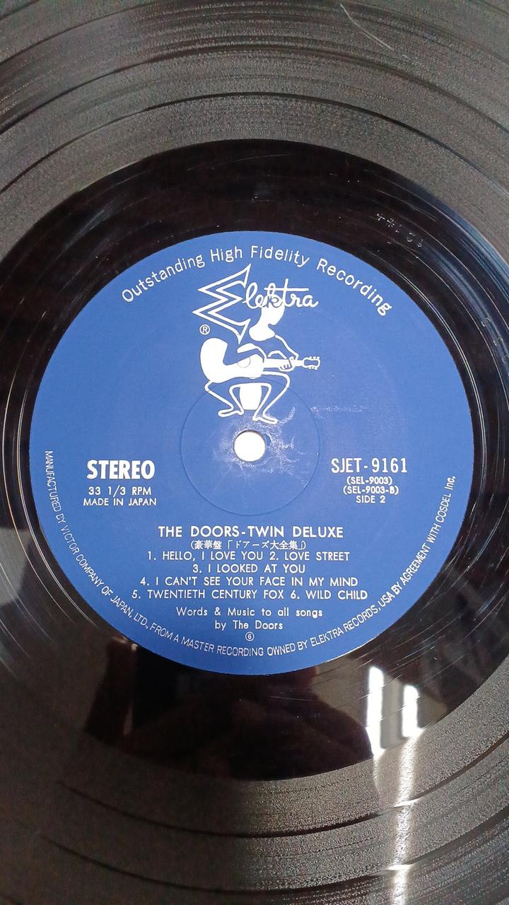 ELEKTRA 2-LP Record Set DOORS TWIN DELUXE SJET-9161~2