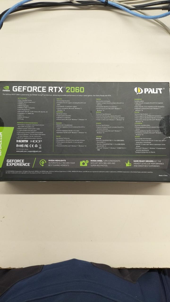 PALIT Graphics Card RTX2060 STORMX OC 6G GDDR6