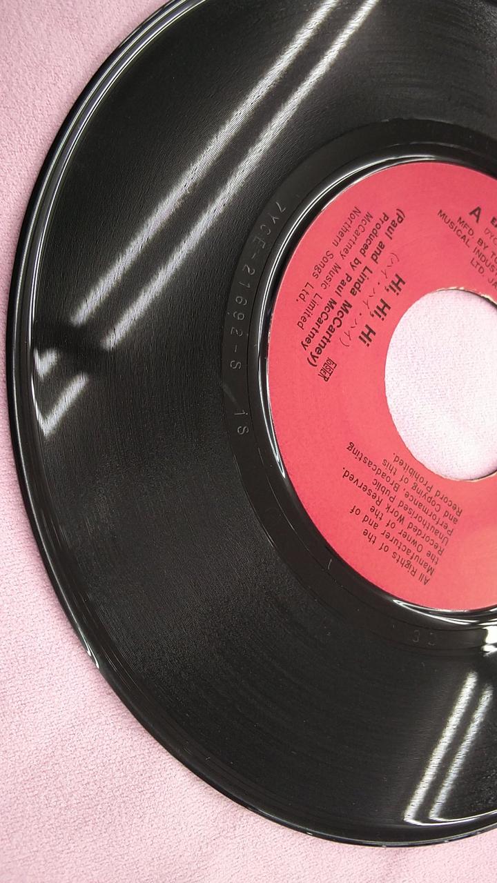 APPLE RECORD PAUL MCCARTNEY HI.HI.HI
