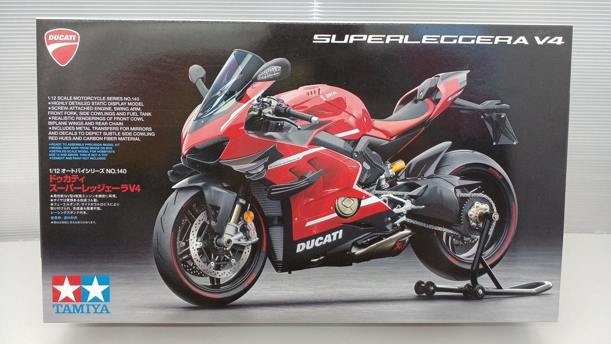 TAMIYA Ducati Super Reggera V4 1/24 Motorcycle Series No.140 - Banzai Thrifting | BanzaiHobby