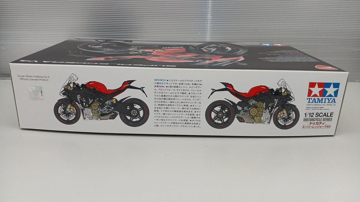 TAMIYA Ducati Super Reggera V4 1/24 Motorcycle Series No.140 - Banzai Thrifting | BanzaiHobby