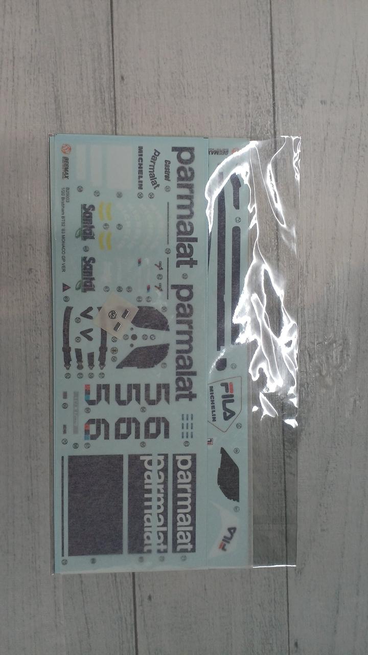 Qingdao Cultural Teaching Materials Company BEEMAX Series 1/20 Brabham BT52 '83 Monaco Grand Prix Edition - Banzai Thrifting | BanzaiHobby