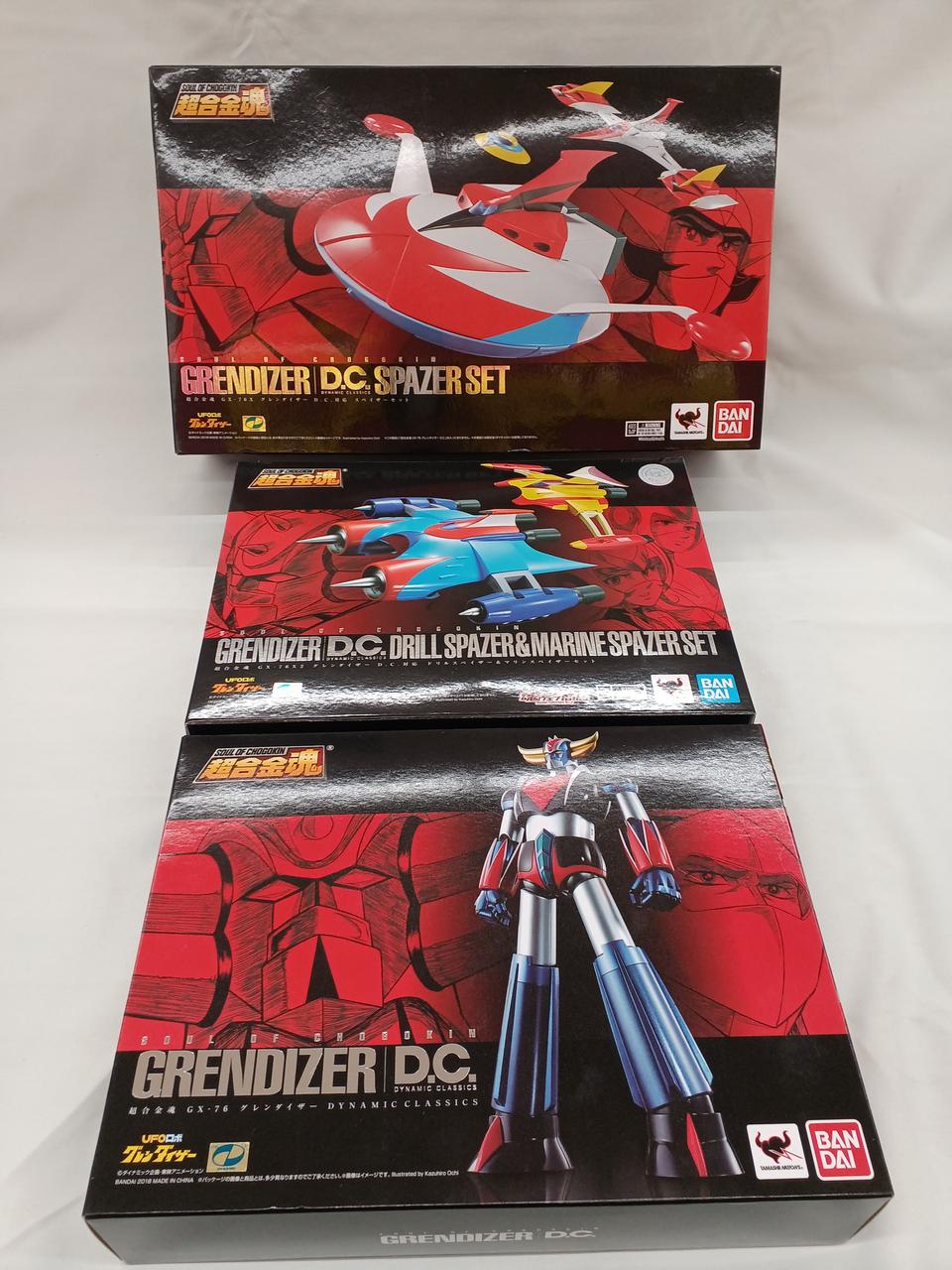 BANDAI Chogokin DC Grendizer Drill Spacer & Marine Spazer