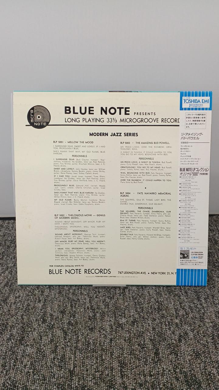 BLUE NOTE THE AMAZING BUD POWELL BLP5003