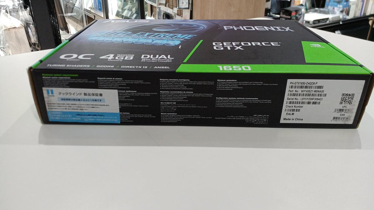 ASUS GTX1650 PH-GTX1650-O4GD6-P