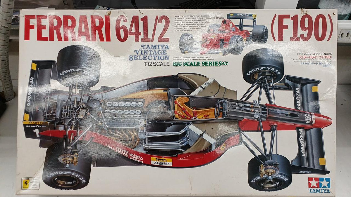 TAMIYA 1/12 Big Scale Series Tamiya Vintage Selection Ferrari 641/2 - Banzai Thrifting | BanzaiHobby