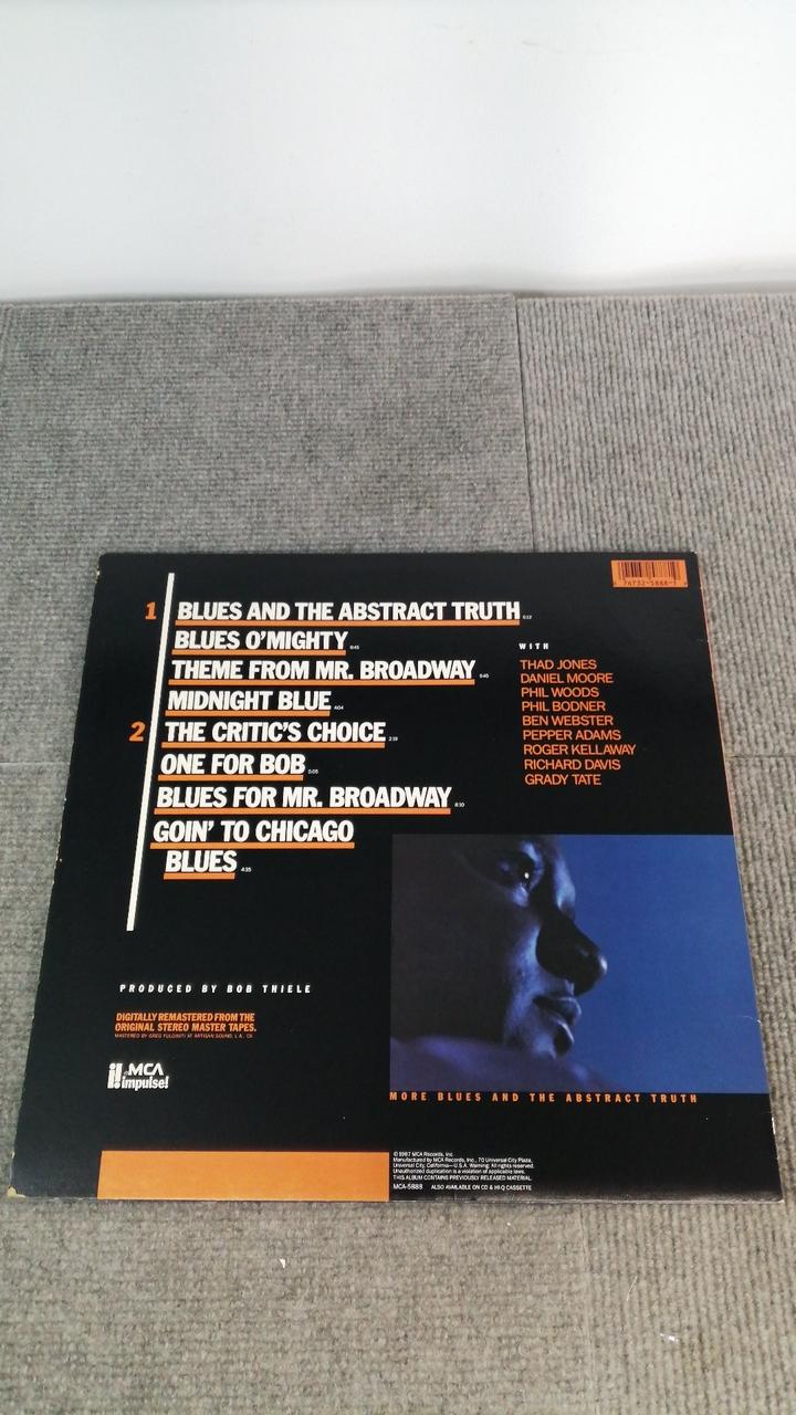 MCA RECORDS OLIVER NELSON MORE BLUES AND T MCA-5888